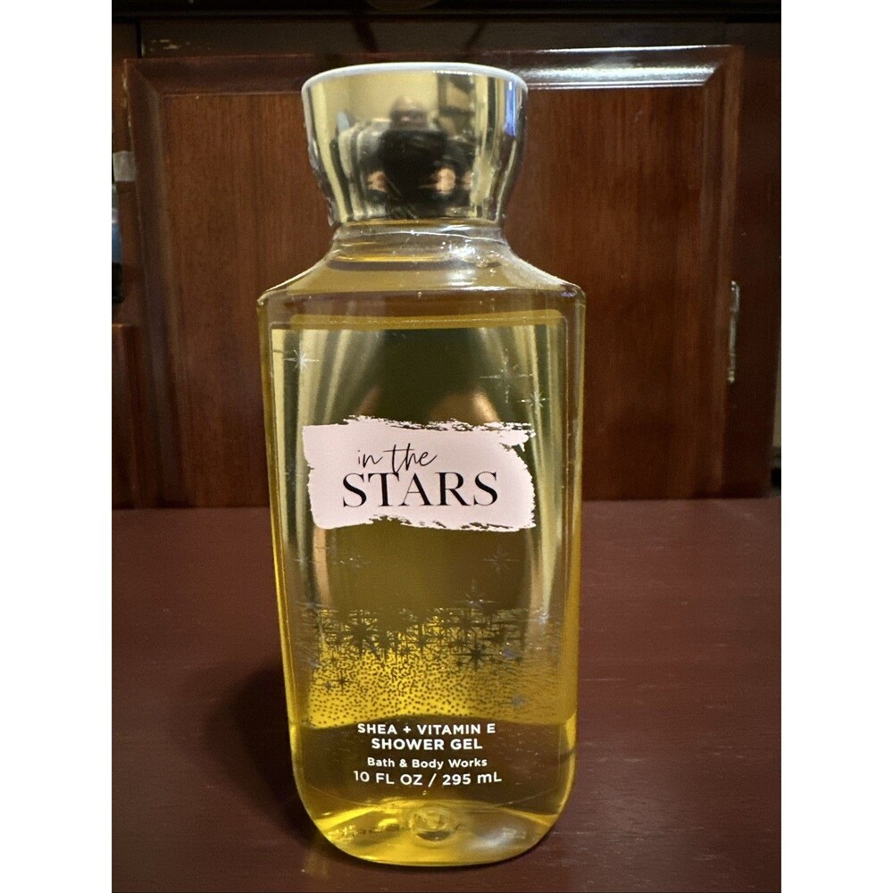NEW BATH & BODY WORKS IN THE STARS SHOWER GEL WASH 10 OZ SHEA VITAMIN E LARGE